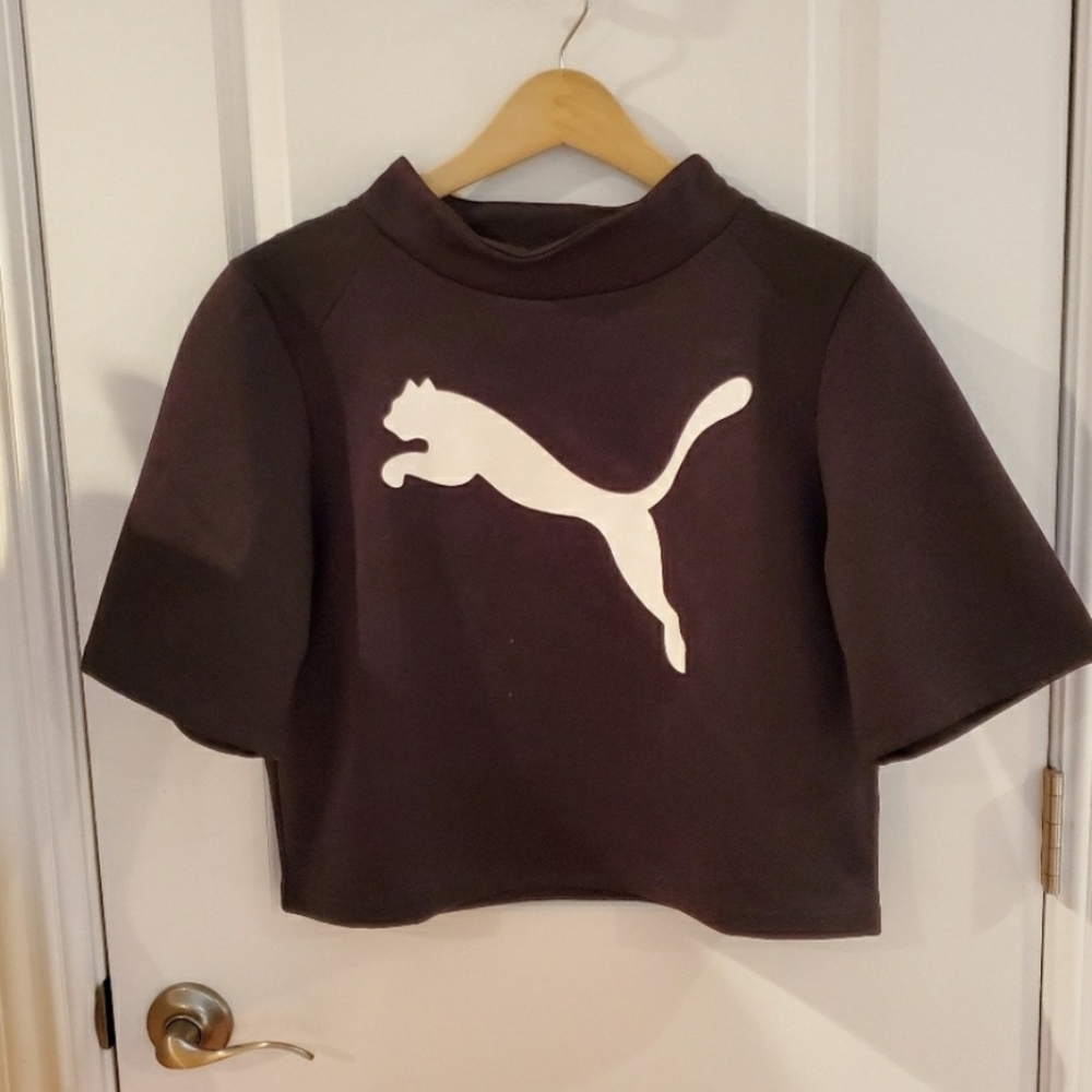 New puma crop top black with tag